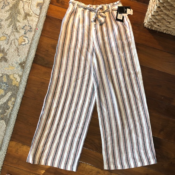 NWT Volcom Striped Have Another Wide Leg Pant - Picture 5 of 7